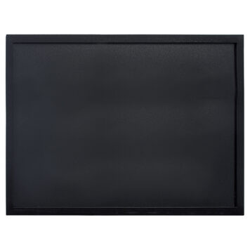 American Metalcraft WBWBL6080 31.5" W x 23.63" H Black Wood Wall Board