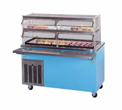 Piper Products R6-FT Stainless Steel Reflections Frost Top Serving Counter Enclosed Base