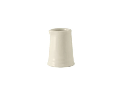 Tuxton BER-0351 China Creamer/ Pitcher 2.13" American White/Eggshell - 1 Dozen Per Case (1 Dozen)