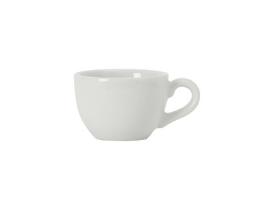 Tuxton BPF-0301 2-5/8" Porcelain Porcelain White Cappuccino Cup (2 Dozen Per Case)