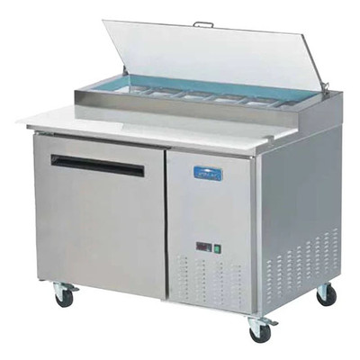 Arctic Air APP48R 47.5" W Stainless Steel One-Section Pizza Prep Table