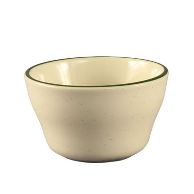 CAC China CES-4 7.25 Oz. Ceramic Round Emerald Bouillon Cup (3 Dozen Per Case)