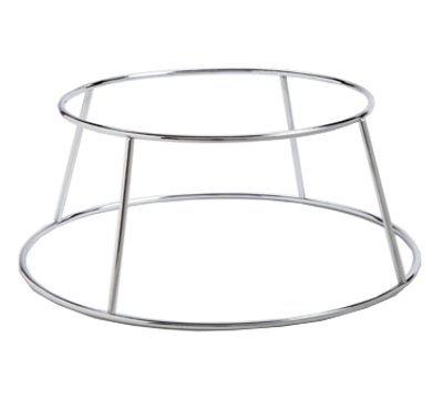 American Metalcraft SDRCK4 7.5" Top Dia. x 9.63" Bottom Dia. x 4" H Stainless Steel Display Rack