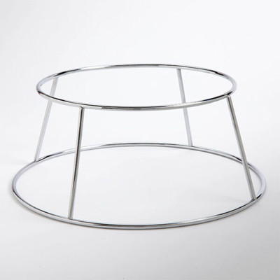 American Metalcraft SDRCK4 7.5" Top Dia. x 9.63" Bottom Dia. x 4" H Stainless Steel Display Rack