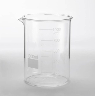 American Metalcraft GBE34 34 Oz. 4.25" Dia. x 5.25" H Glass Beaker