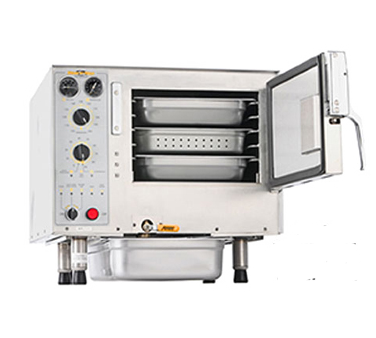 AccuTemp S64803D140 6 Pans Electric Countertop Steam'N'Hold Boilerless Convection Steamer - 480 Volts