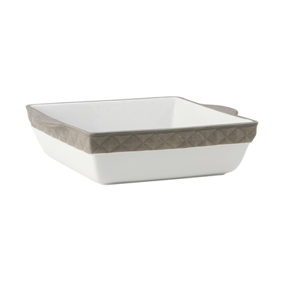 Tuxton EAF-401 3-1/4 qt Porcelain Black Square Casserole Dish (2 Each Per Case)