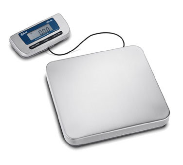 Edlund ERS-60 60 Lbs. x .25 Oz. Stainless Steel Countertop Digital Receiving Scale with Hold Feature