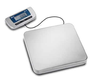 Edlund ERS-60 60 Lbs. x .25 Oz. Stainless Steel Countertop Digital Receiving Scale with Hold Feature