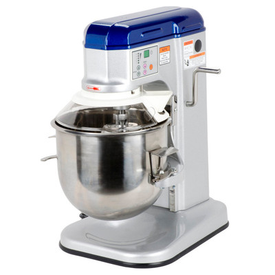 Vollrath 40756 10 Qt. Planetary Countertop Mixer with Safety Guard - 110/120V, 1/3 HP