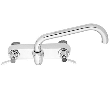 Fisher 5414 14" Swing Spout Splash-Mounted Faucet With 8" Centers
