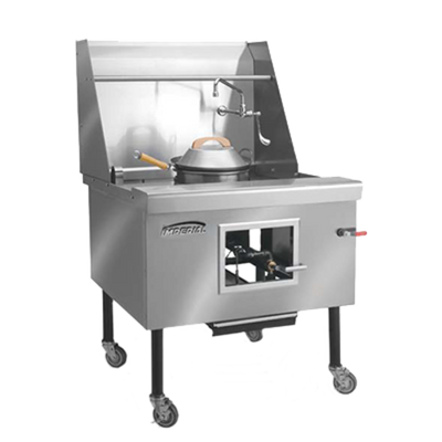 Imperial ICRA-5 NG 142" Natural Gas Wok Range - 50,000 BTU