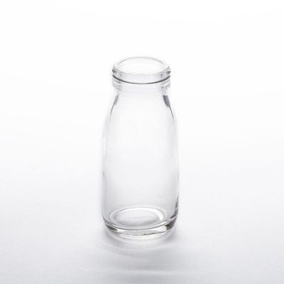 American Metalcraft GMB6 6 Oz. 2" Dia. x 5" H Glass Milk Bottle