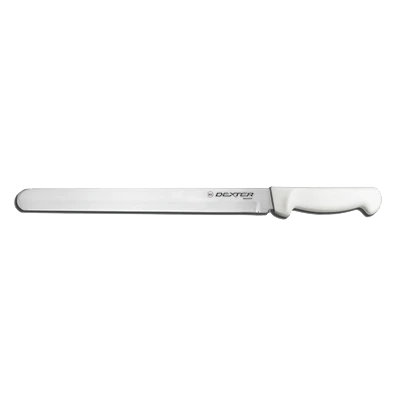 Dexter 31607 12" Roast Slicer with White Polypropelyne Handle