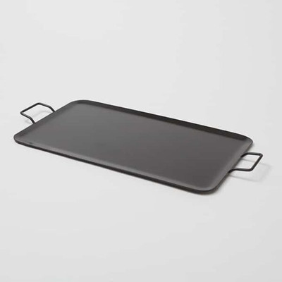 American Metalcraft G72 27" W x 16" D x 5" H Rectangular Replacement Iron Griddle