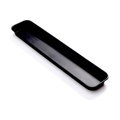 American Metalcraft MT6 29.75" W Black Rectangle Endurance Market Tray