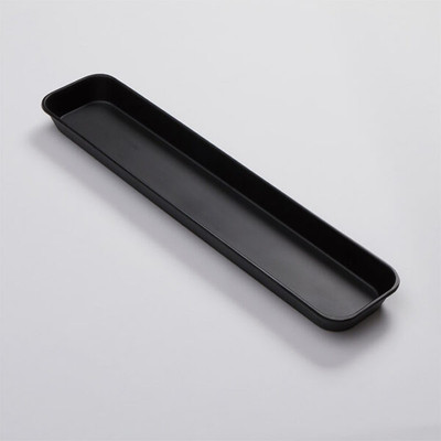American Metalcraft MT6 29.75" W Black Rectangle Endurance Market Tray