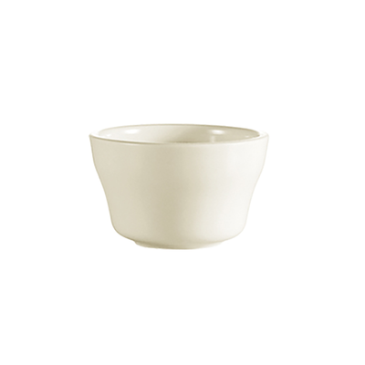 CAC China FR-46 6 Oz. European White Ceramic Round Franklin Bouillon Cup (3 Dozen Per Case)