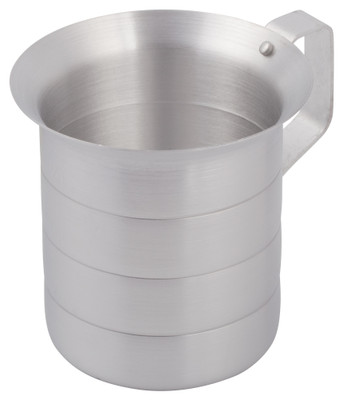 Winco AM-1 1 qt Aluminum Measuring Cup (Contains 1 Dozen)