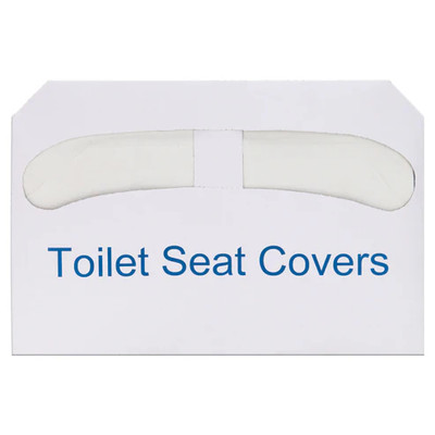 Winco TSC-250 Toilet Seat Cover Paper Half Fold  (250 pieces per Bag)
