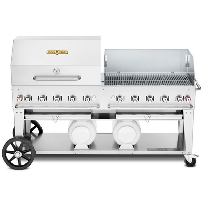 Crown Verity CV-CCB-72RWP 81" Series Grill - 159,000 BTU
