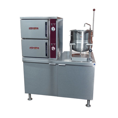 Crown SCX-2-6 6 Gallon Steam Coil Convection Steamer/Kettle