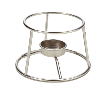 American Metalcraft CIFDR 5&quot; Dia x 3.25&quot; H Stainless Steel Mini Fondue Pot Stand