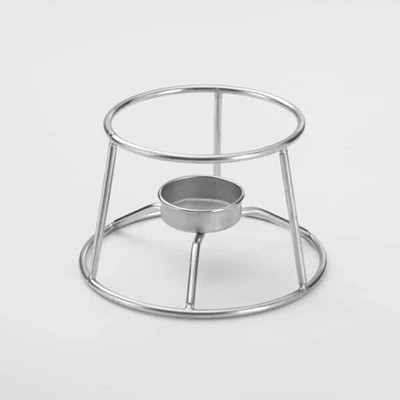 American Metalcraft CIFDR 5" Dia x 3.25" H Stainless Steel Mini Fondue Pot Stand
