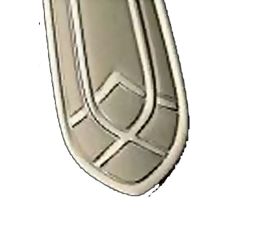 Bon Chef S1401 6.32" 18/10 Stainless Steel Viva Bouillon Spoon