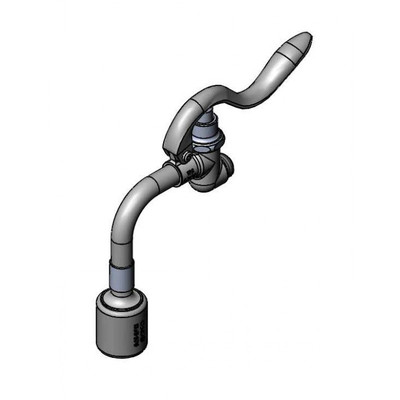 T&amp;S Brass B-0107-C90 0.65 GPM Low Flow Spray Action With Spray Head At 90° Angle Flow Control Self-Closing Cartridge Spray Valve