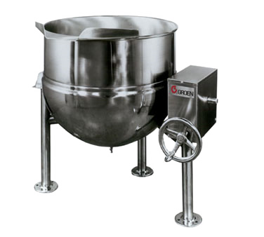 Groen DL-40 40 Gallon 2/3 Jacket Direct Steam Tilting Kettle