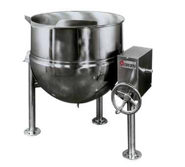 Groen DL-40 40 Gallon 2/3 Jacket Direct Steam Tilting Kettle