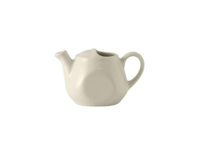 Tuxton BET-1001 China Coffee Pot/Teapot 8 - 12 Oz. American White/Eggshell (6 Each Per Case)