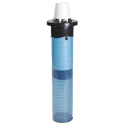 San Jamar C5450C Plastic 23-3/4"L One Size Fits All Cup Dispenser