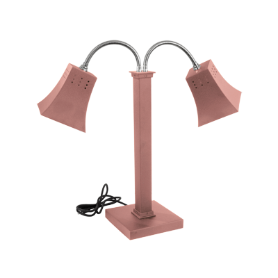 Eastern Tabletop 9672CP Stainless Steel Lamp Warmer with 2 Bulbs - 120 Volts, 250 Watts