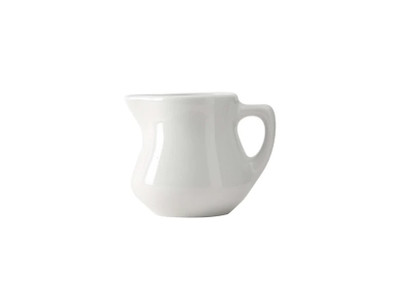 Tuxton BPR-035 China Creamer/ Pitcher 3-1/2 Oz. Porcelain White - 1 Dozen Per Case (1 Dozen)