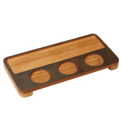 American Metalcraft BWF3 13.88&quot; L x 6.88&quot; W x 1.25&quot; H Paring Flight Board