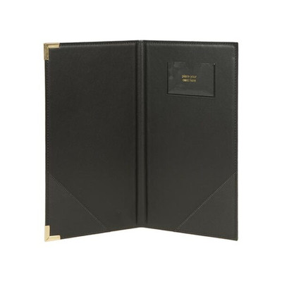 American Metalcraft MCCRBPBL Securit Classic Sewn Bill Presenter 5" x 9"