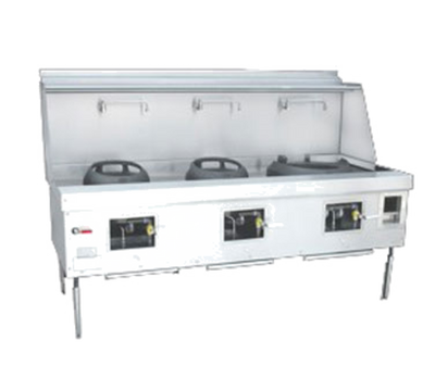 Town Y-3-SS-LP 86" W Liquid Propane Wok Range