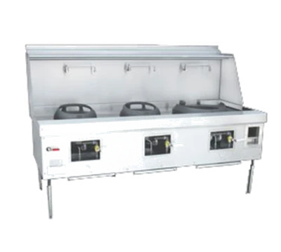 Town Y-3-SS-LP 86" W Liquid Propane Wok Range