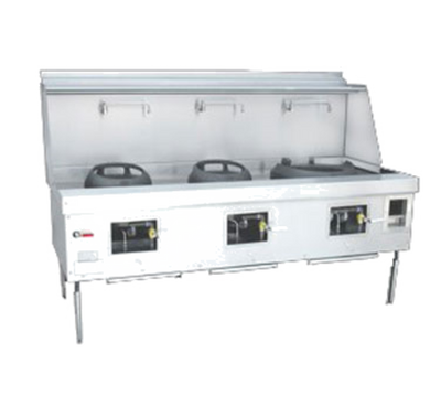 Town Y-3-SS-LP 86" W Liquid Propane Wok Range