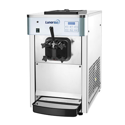 Admiral Craft LIIC-1H 17.3&quot; W 1 Flavor Air-Cooled Lunar Ice Ice Cream Machine - 220 Volts