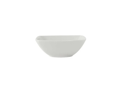 Tuxton GLP-500 8Oz. Porcelain Porcelain White Square Mini Bowl (1 Dozen)
