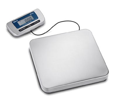 Edlund ERS-60RB 60 Lbs. x .25 Oz. Stainless Steel Countertop Digital Receiving Scale with Hold Feature