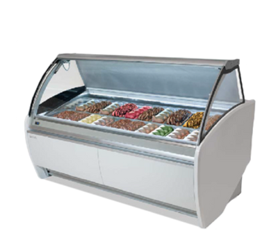 Infrico USA IDC-VAR18H 76.97"W Gelato Case-Curved Glass