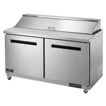 Arctic Air AST60R 61.25" W Two-Section Three Door Sandwich or Salad Prep Table