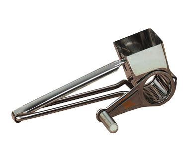 American Metalcraft SCG8 8.63" x 3.63" x 2.88" H Stainless Steel Handle Crank Cheese Grater