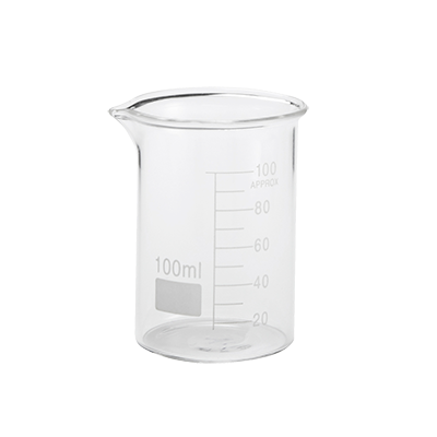 American Metalcraft GBE3 3.5" Oz. 2.5 Dia. x 3" H Glass Beaker