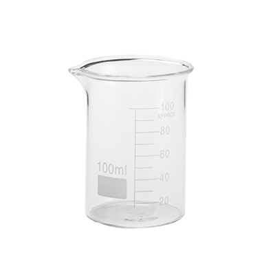 American Metalcraft GBE3 3.5" Oz. 2.5 Dia. x 3" H Glass Beaker