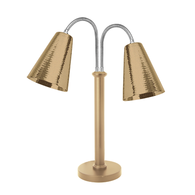 Eastern Tabletop 9692RZ Stainless Steel Lamp Warmer with 2 Bulbs - 120 Volts, 250 Watts